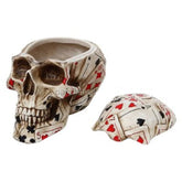 Poker Skull Stash Box / Container Playing Cards